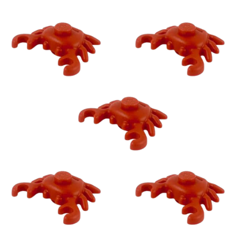 5-Pack of LEGO Crabs