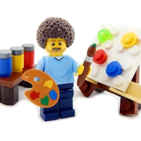 LEGO 1980's Public TV Artist Bundle