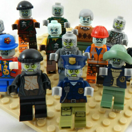 3-Pack of Mystery LEGO Zombie Minifigs