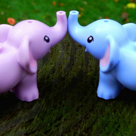 2-Pack of Baby LEGO Elephants