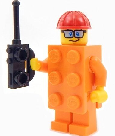 LEGO Contractor "Randy Brickerman" Minifig