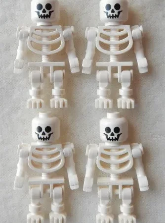 4-Pack of LEGO Skeleton Minifigs