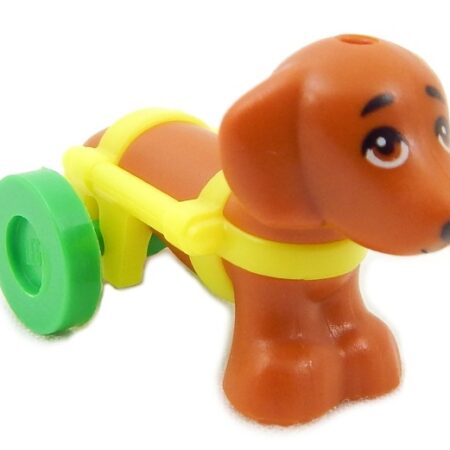 LEGO "Wheelbert" the 2-Legged Dachshund