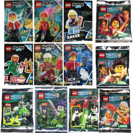 Mystery LEGO Hidden Side or Nexo Knights Minifig Polybag