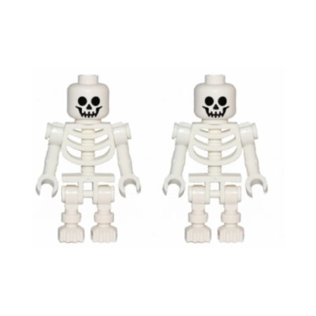 2-Pack of LEGO Skeleton Minifigs