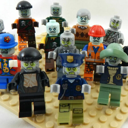 4-Pack of Mystery LEGO Zombie Minifigs