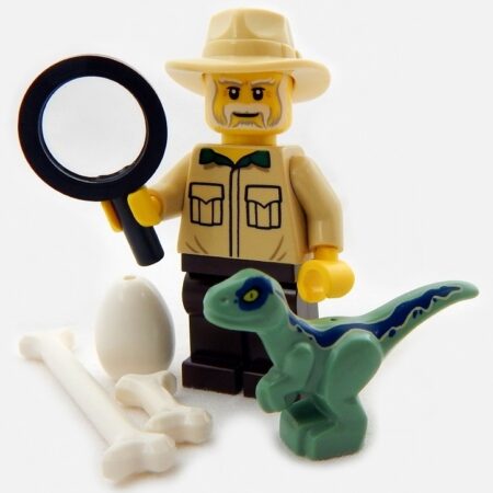 LEGO Paleontologist with Baby Dino