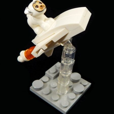 Space Pug "Apollo" Blasting Off