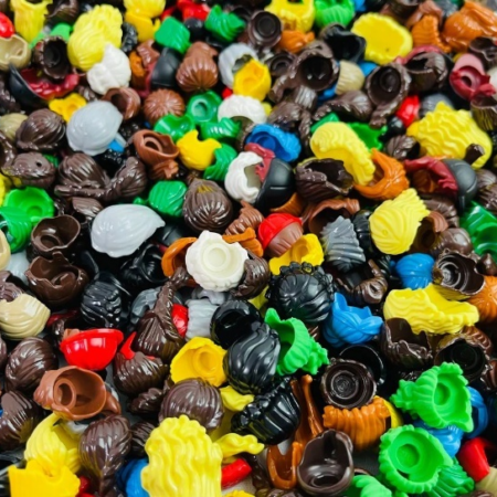 15-Pack of LEGO Hair Pieces