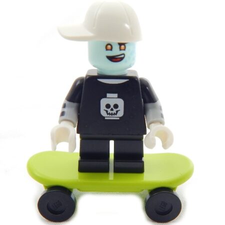 LEGO Undead Fred with skateboard