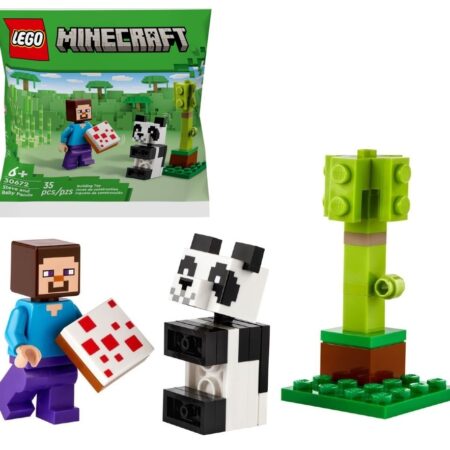LEGO Minecraft Steve and Baby Panda Polybag