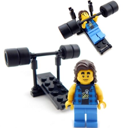 LEGO "Bryce" with his Benchpress