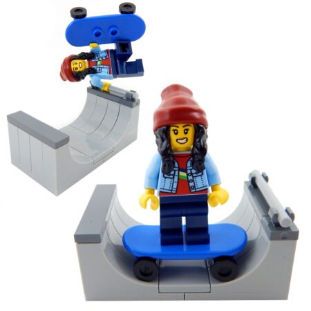 LEGO Skater Girl on halfpipe