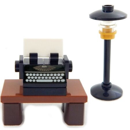 LEGO Typewriter and Lamp