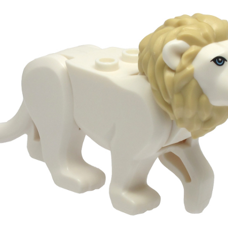 Rare LEGO White Lion
