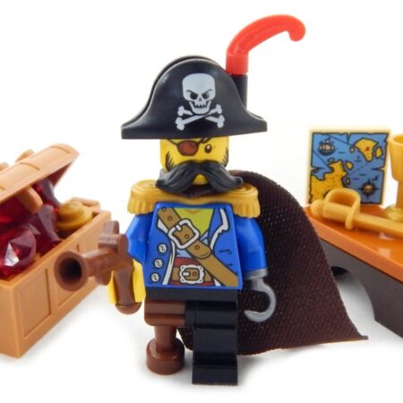 Pirate Captain with treasure and more (everything in photo)