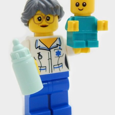 LEGO Pediatric Nurse with Baby and Bottle