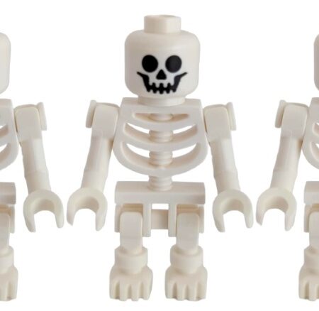 3-Pack of LEGO Skeleton Minifigs