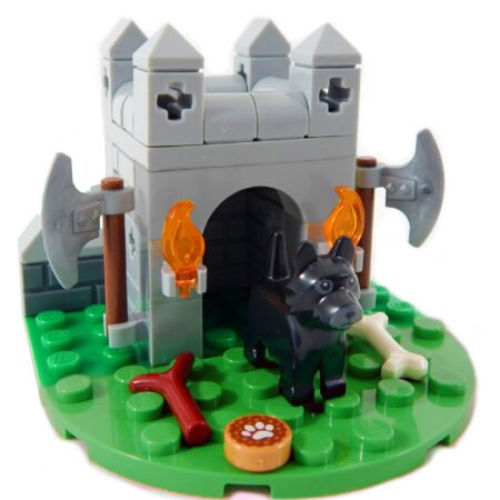 LEGO Scottish Terrier in Castle Dog House