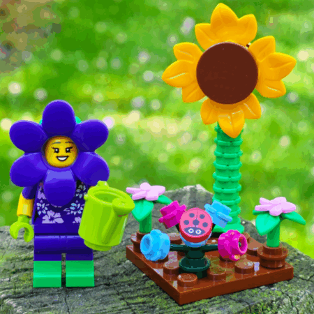 LEGO Gardener with her Garden