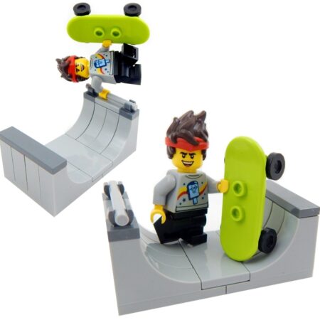 LEGO Skater Dude and Halfpipe