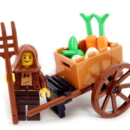 LEGO Peasant with Cart