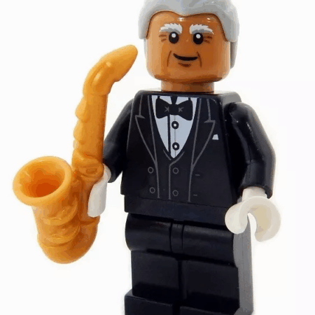 LEGO Sax Player Minifig
