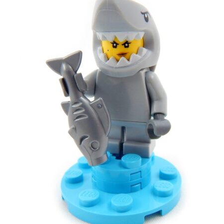 LEGO Lilliana Sharkingbrick Minifig with fish and stand