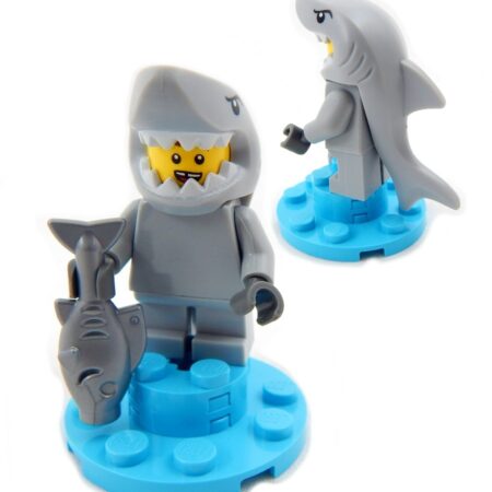 LEGO Finnerino Sharkingbrick Minifig with fish and stand