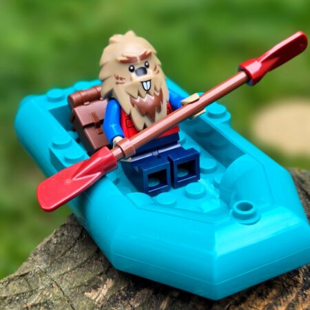 LEGO Teddy the Yeti River Rafting