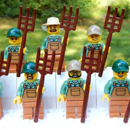 Mystery LEGO Farmer with Pitchfork