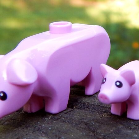 LEGO Pig with Piglet