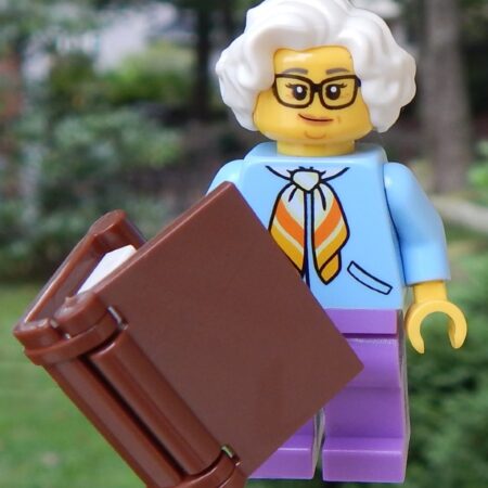 LEGO Librarian "Mrs. Flugelbrick"