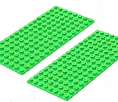 2-Pack of LEGO Baseplates (8x16 studs)