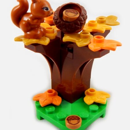 Squirrel with Acorns