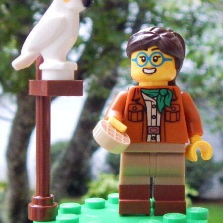 LEGO Bird Trainer Molly with Polly and a Cracker