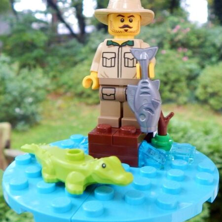 LEGO Gator Trainer Tucker with his Baby Gator Chomper