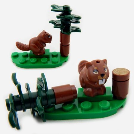 LEGO Beaver and Fallen Tree