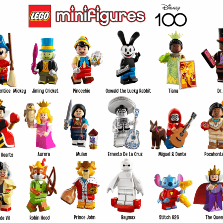 Mystery Disney 100 Series Minifig (includes stand)