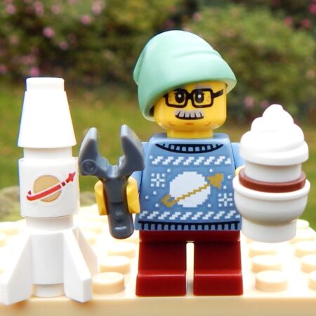 LEGO Einstein Elf with Rocket
