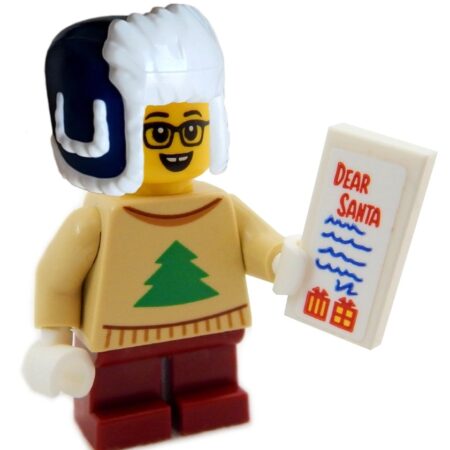 LEGO Child with Letter to Santa