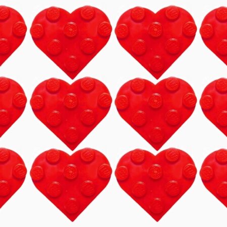 12-Pack of Red LEGO Hearts (more couldn't hurt)