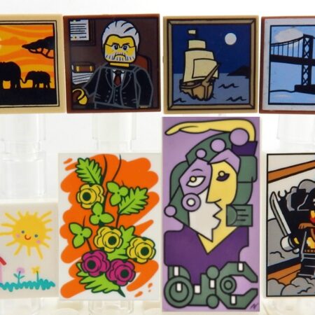 9 Pieces of LEGO Artwork