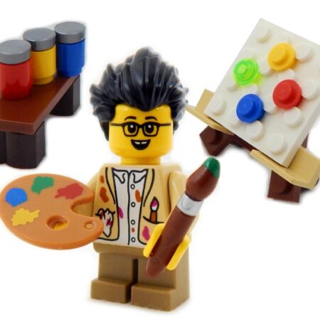 Male LEGO Art Student