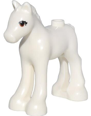 LEGO White Baby Horse