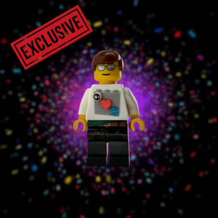 Exclusive! Eye-Heart-TMC Minifig