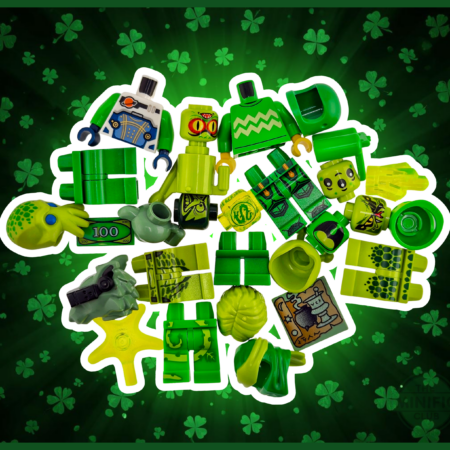 10-pk of Green LEGO Minifig Parts