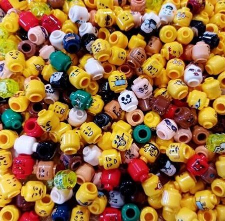 5-Pack of Mystery LEGO Heads