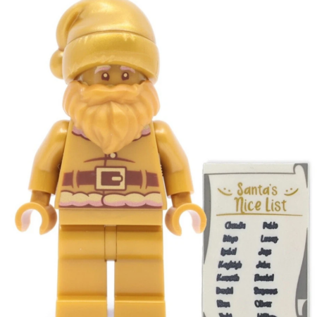 Gold LEGO Santa Claus