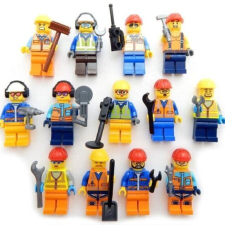 Mystery LEGO Construction Worker Minifig